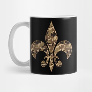 Digital CAMO Fleur Del Lis NOLA New Orleans Mug